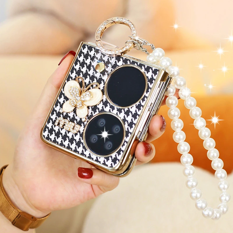 高档适用华为Pocket2手机壳斜挎2代折叠防摔pockets女款p50pocket