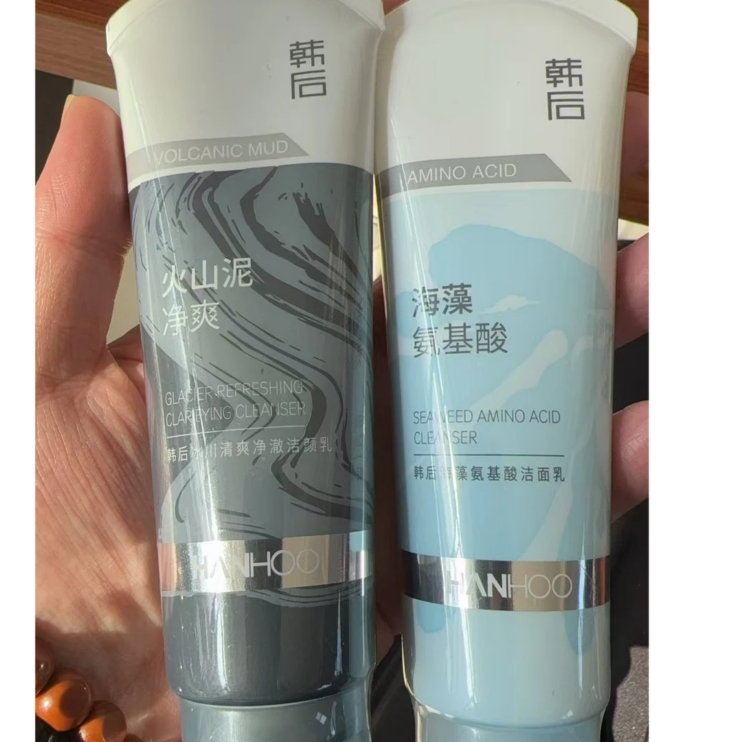 韩后冰川清爽清澈洁面