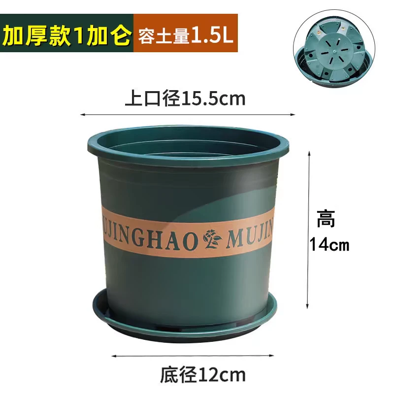 加仑花盆家用阳台塑料花盆草莓苗月季多肉第三代二代树脂简约花盆