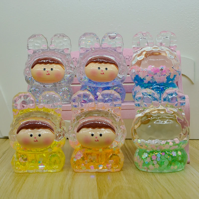 小金  大号爆闪莉莉丝  彩糖夜光入油  DIY桌面摆件配饰