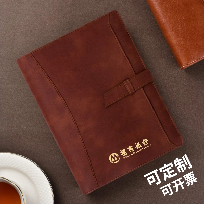 高档a5商务公司笔记本定制可印logo礼盒装办公加厚记事本礼品定制