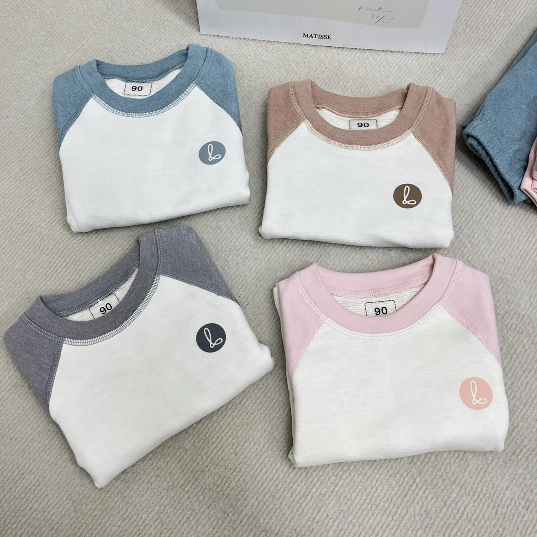 加厚蚕丝羊毛德绒秋衣秋裤儿童家居服男童内衣秋冬女童无骨童装