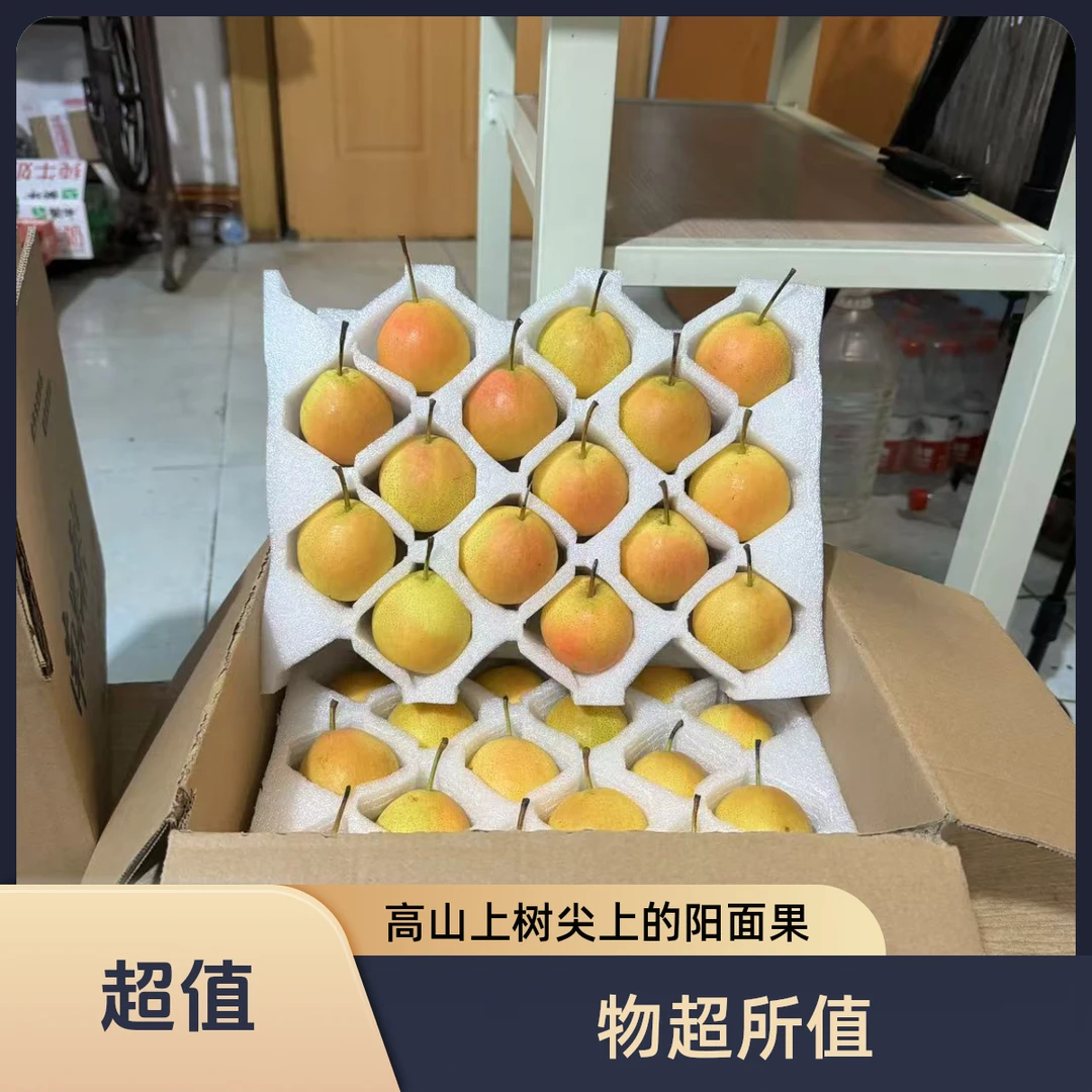 鞍山南果梨阳面果红果正宗东北特产新鲜水果