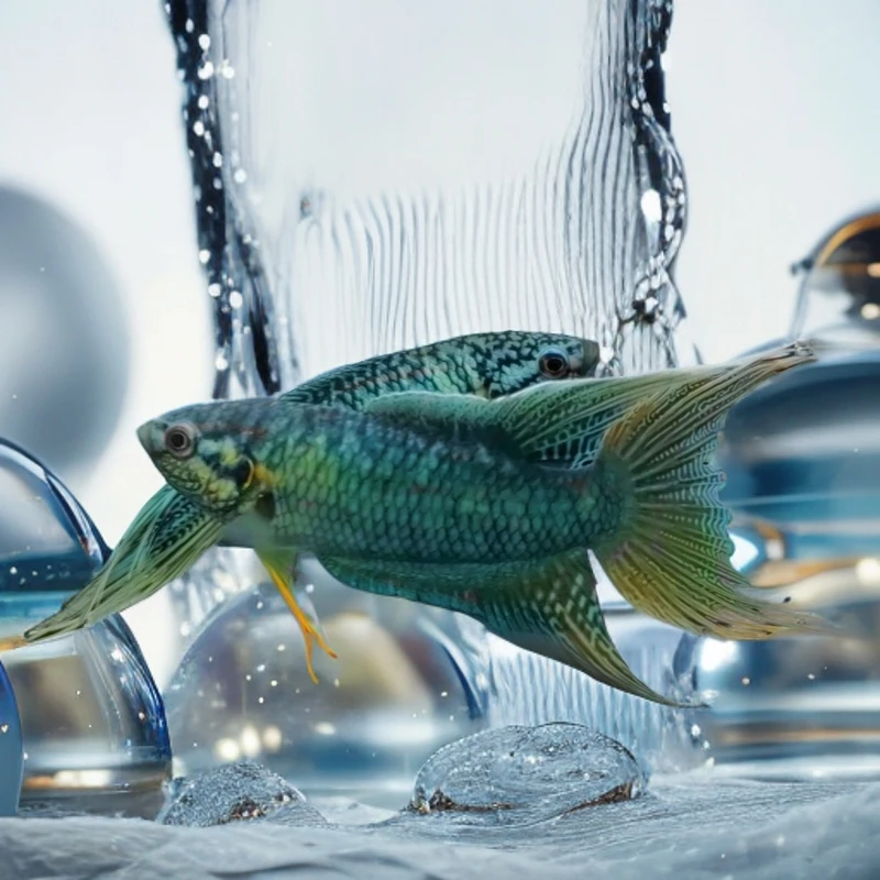 4-5cm中国斗鱼篮蛇纹斗鱼无需打氧蓝蛇斗鱼冷水鱼斗鱼活鱼包邮