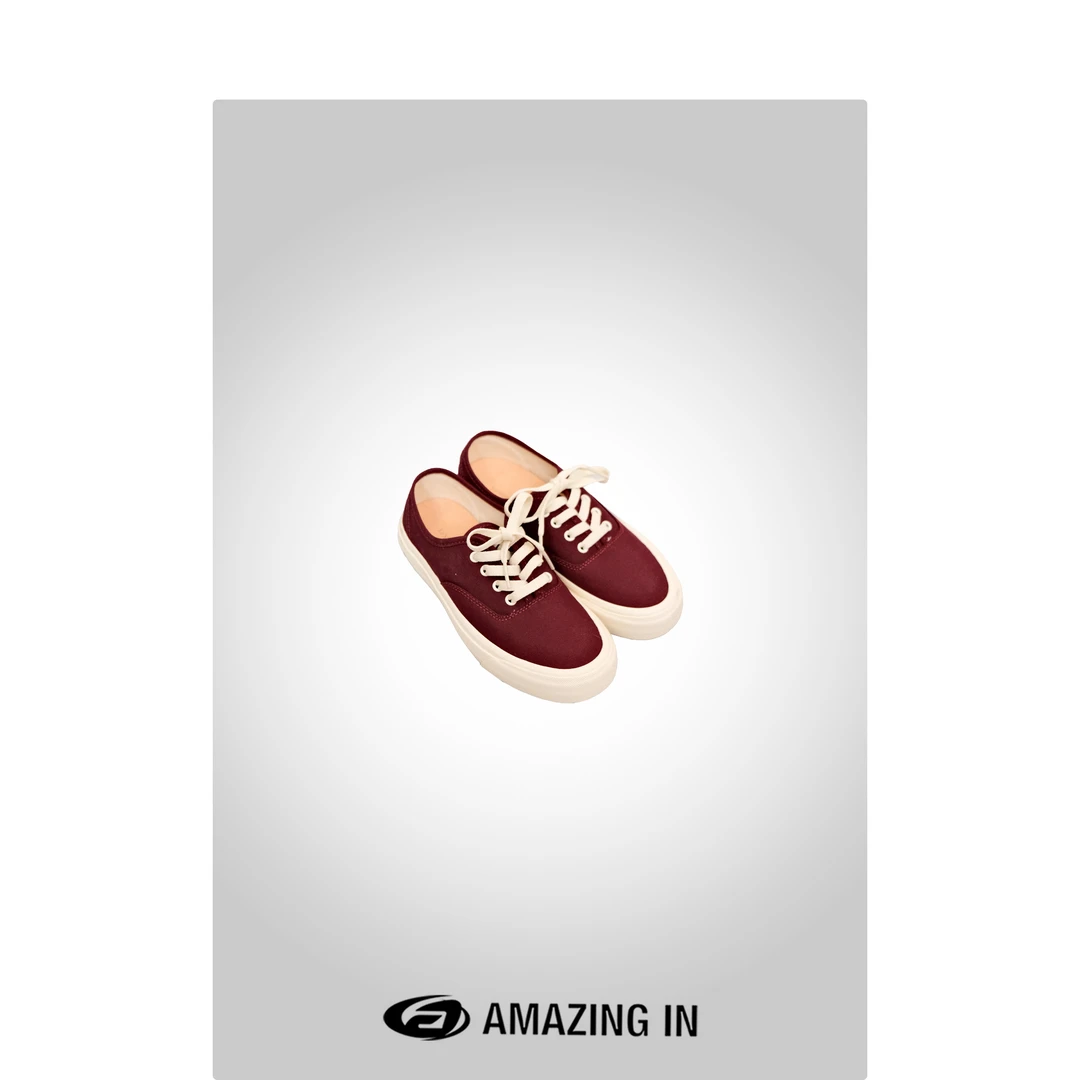 AMAZING IN 极简纯色柔软舒适低帮面帆布鞋女A240520-SHYY-240441