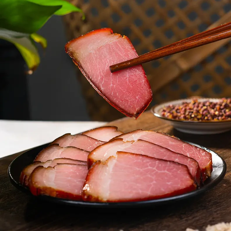 乡头宝后腿腊肉熟食土猪二刀腊味贵州乡村烟熏好吃特产农家年猪