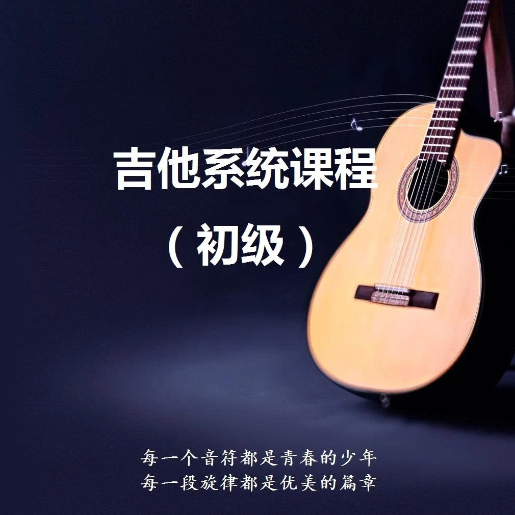 吉他初级系统课程1-3级(带字幕)