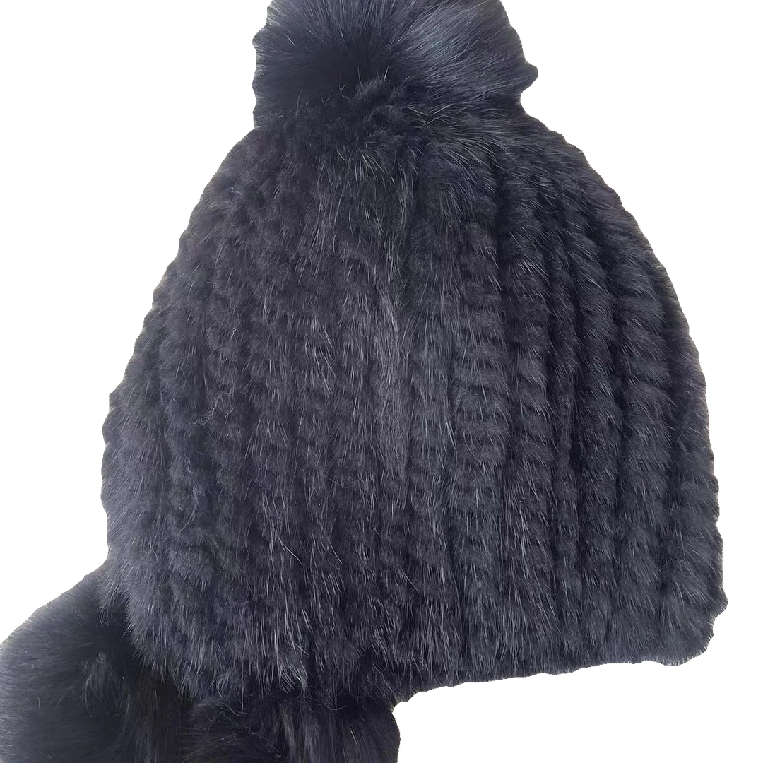 冬季保暖百搭编制帽