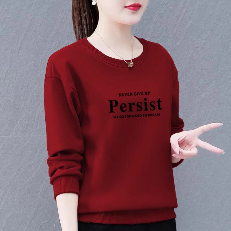 时尚卫衣女春秋冬新款韩版宽松显瘦套头百搭休闲长袖上衣外套外穿