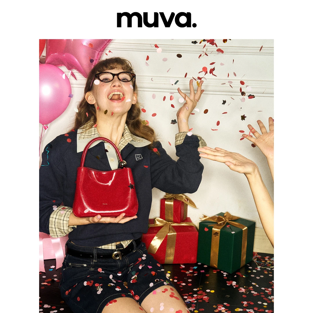 MUVA精致手提包小巧秋冬通勤小拎包可斜挎休闲包出游2024新款