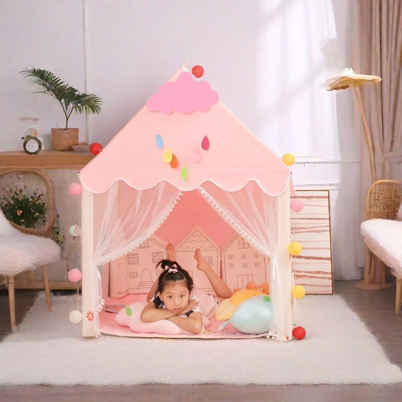 儿童帐篷室内家用女孩公主玩具屋宝宝游戏屋儿童生日礼物六一礼物