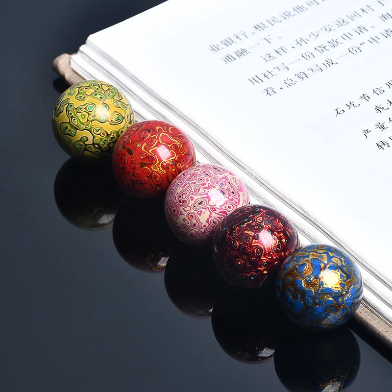 神匠手18MM非遗纯手工大漆珠原创新中式单珠设计文玩配饰