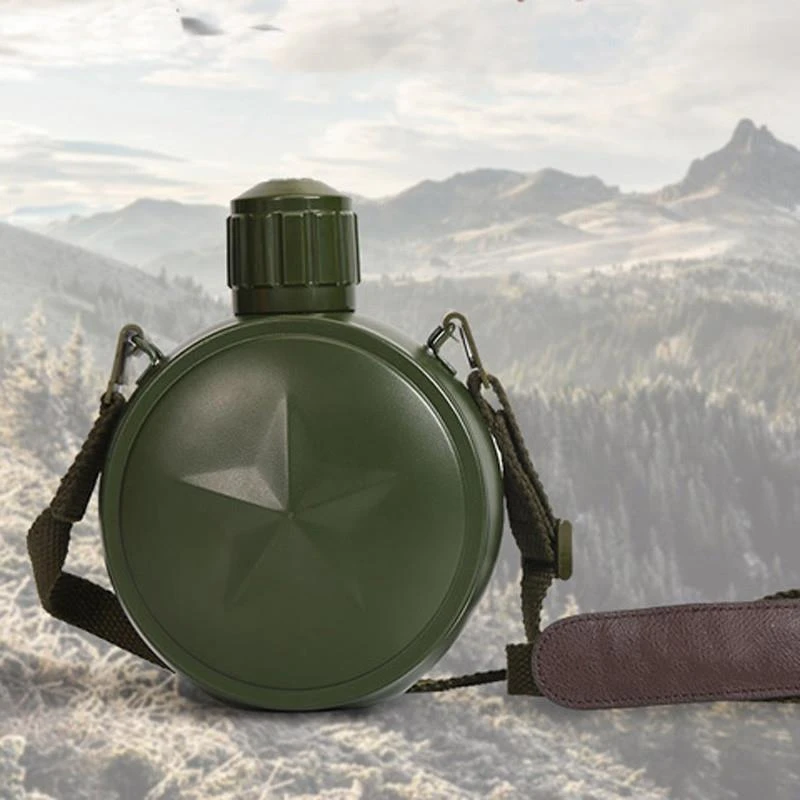 户外水壶 真空旅行登山学生便携式经典不锈钢