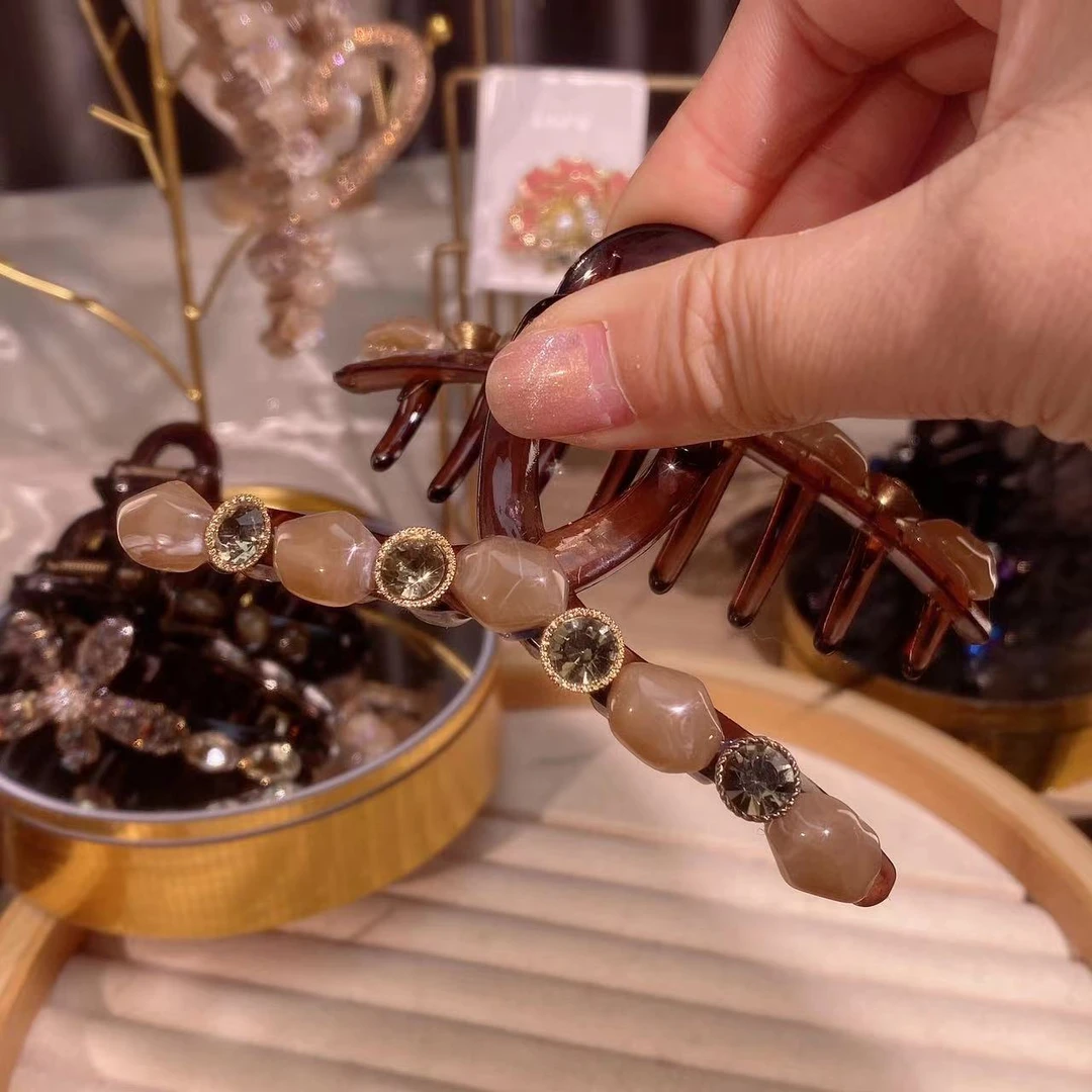 M1370新款时尚大号11厘米抓夹刘海夹百搭简约经典网红气质ins