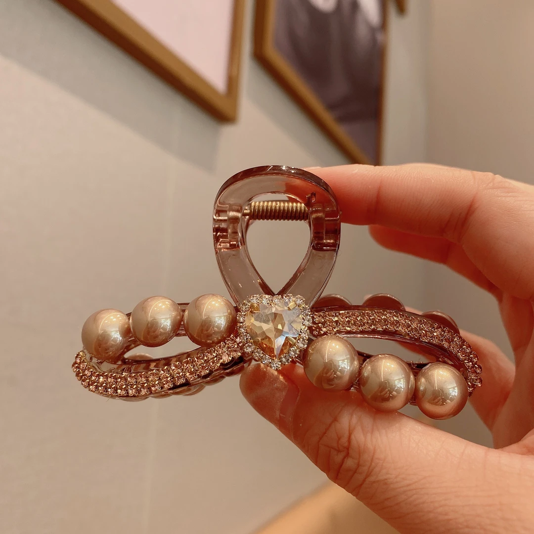 M1385秋季新款抓夹气质9厘米时尚可爱简约韩版优雅大抓夹百搭ins