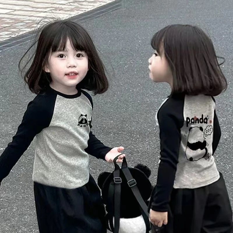 纯棉儿童长袖T恤男女宝宝新款春秋季卡通印花打底衫中小童洋气t恤