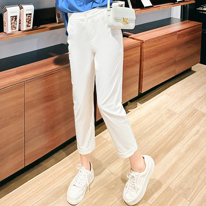 谭飞【零感裤】烟管裤 8分卷边裤 像没chuan一样的舒适 ZB