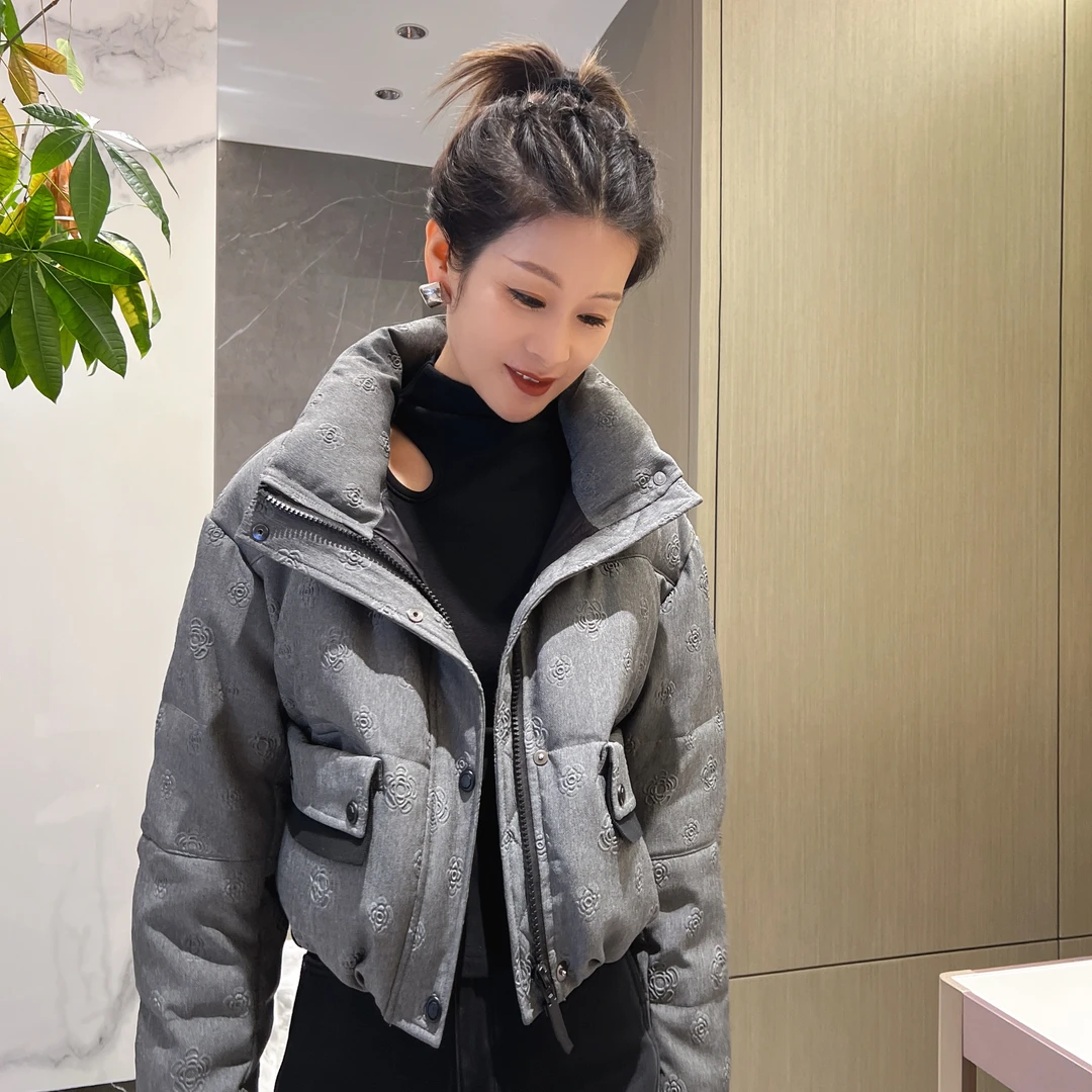 女人阁（66619鹅绒）25年新款时尚休闲短款鹅绒服