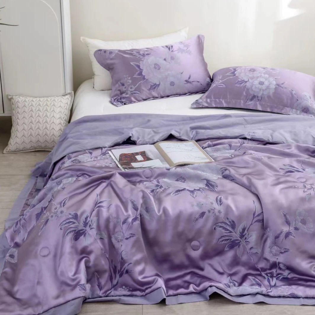 XDONGY（冬云家纺）200*230高精密云锦缎冬被迷岛玉米纤维赠枕套