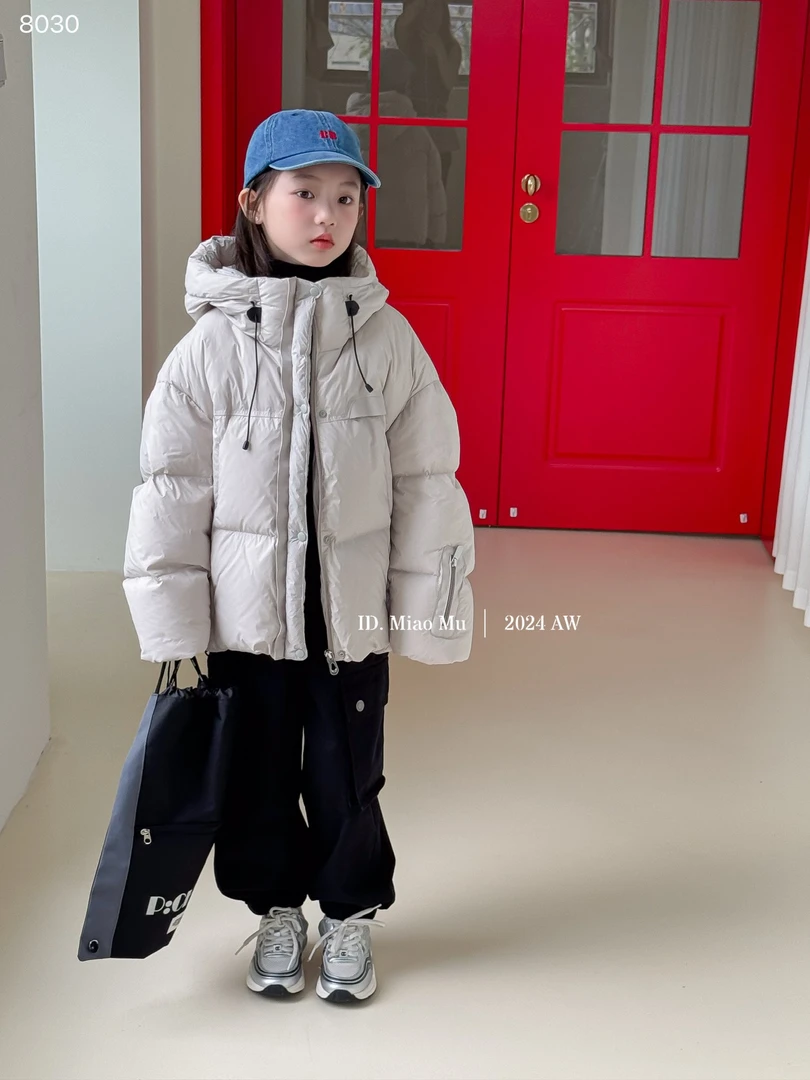 爆款新品B.o品牌真正的新国标90白鸭绒羽绒儿童服羽绒服厚实保暖