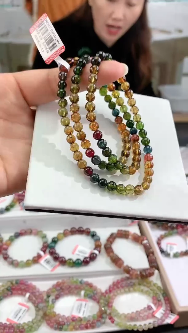 【闪购商品】碧玺手串未镶嵌多样性发一条