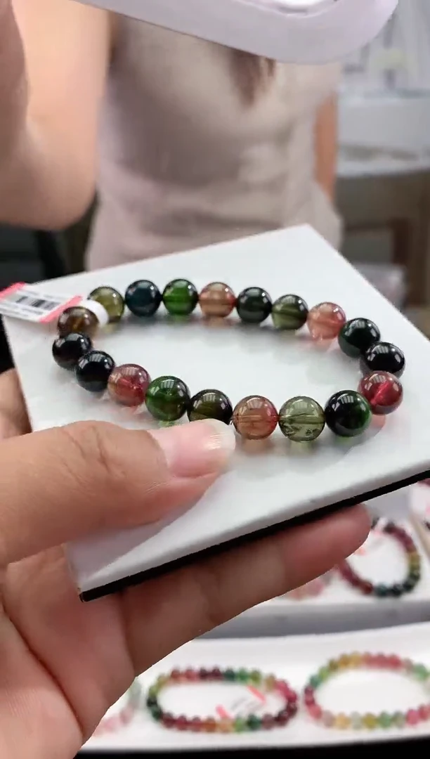 【闪购商品】碧玺手串未镶嵌多样性发一条