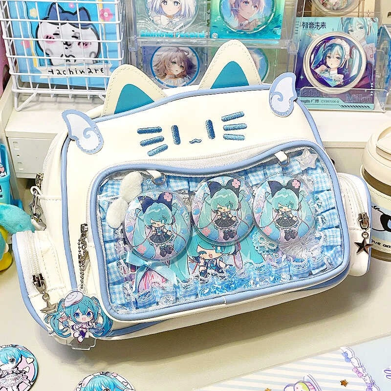 可爱小食量痛包y2k猫咪单肩包女生ins高颜值斜挎包学生旅游小背包