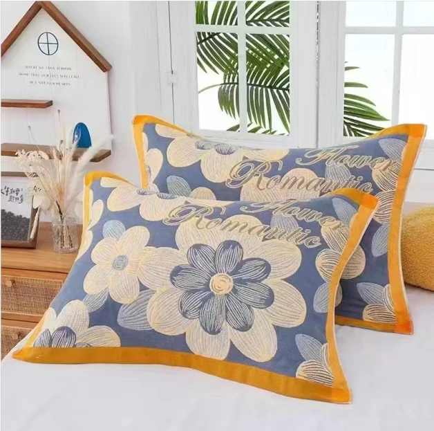 【赵小花专属】纱布枕巾柔软透气家用单人成人52x78一对装