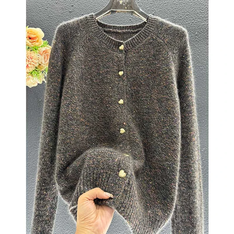 【丹丹家】高级感宽松毛衣秋冬女韩版针织衫29