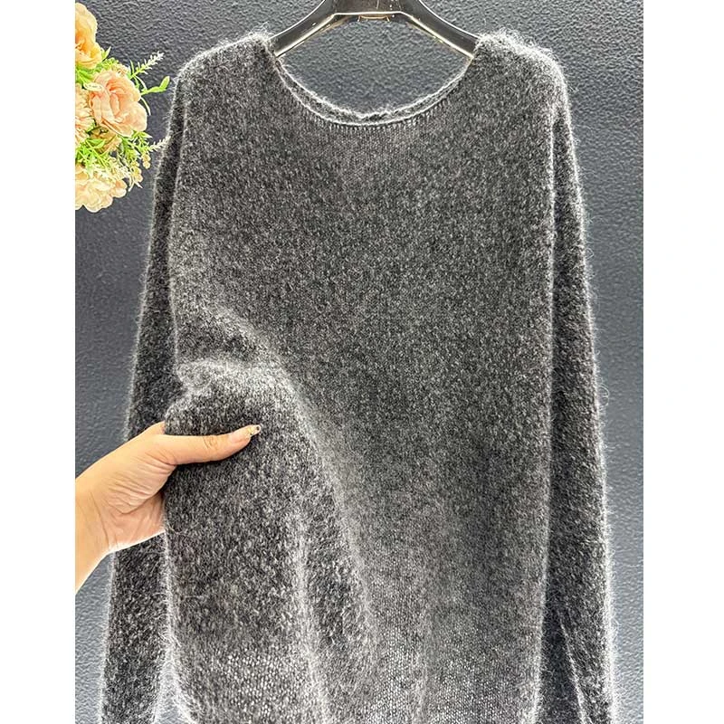 【丹丹家】高级感宽松毛衣秋冬女韩版针织衫51