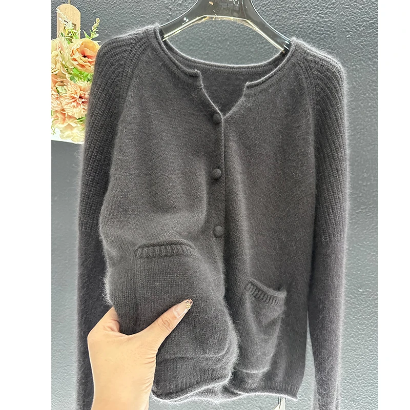 【丹丹家】简约时尚针织衫外套女9