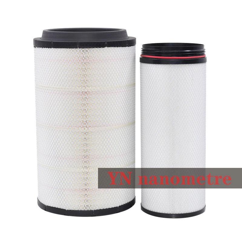 K2642PU空气滤芯适配玉柴机器装载机空滤新款柳工临工铲车滤清器