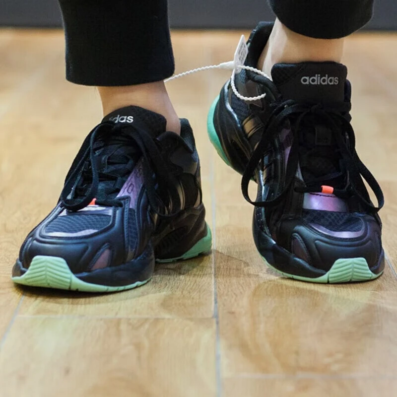 阿迪达斯adidas男鞋女鞋2023冬季新款复古老爹鞋耐磨跑步鞋HP7483