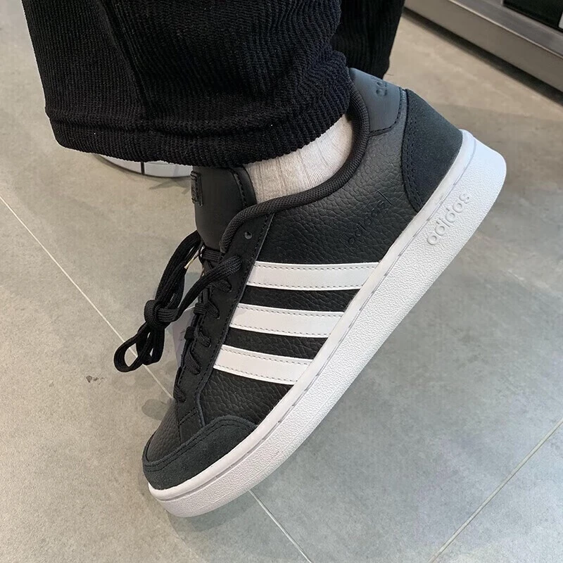 阿迪达斯adidas男鞋女鞋秋冬新款NEO休闲鞋低帮滑板鞋 FW6690
