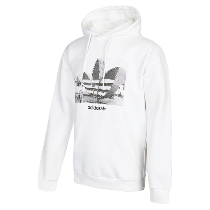 adidas/阿迪达斯三叶草2023新款男子运动休闲连帽卫衣套衫HC7164