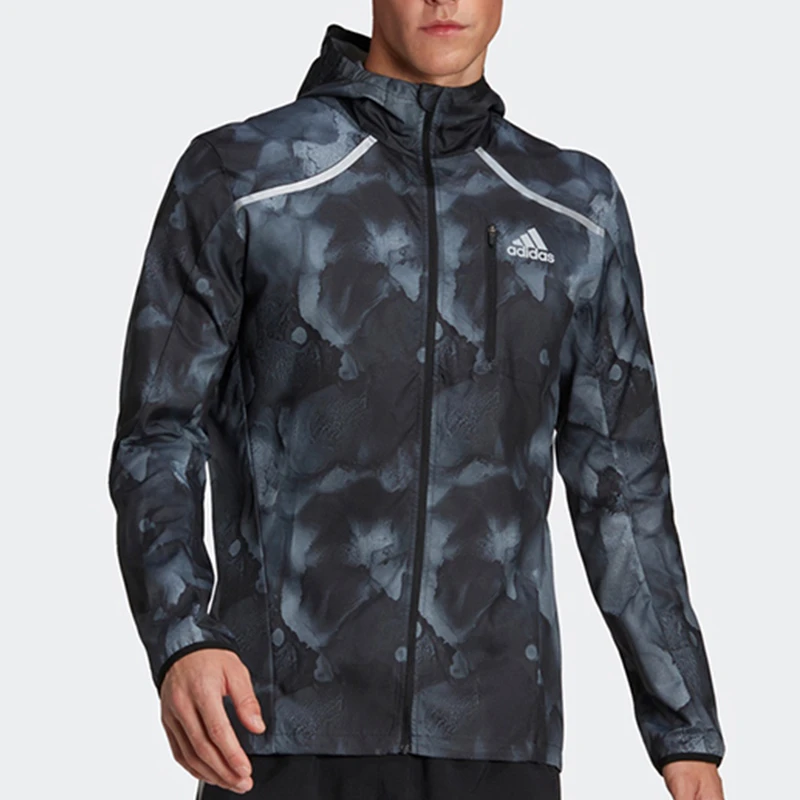 【澄子】adidas阿迪达斯秋季男子运动服休闲防风外套连帽夹克HE4562