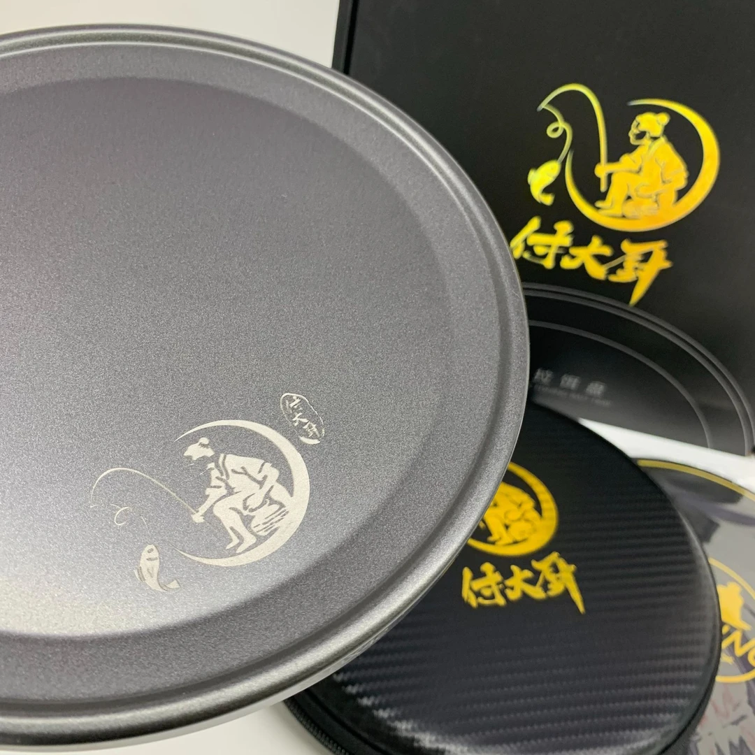 付大厨强磁拉饵盘钓鱼食盒拉饵磁盘全面盘磁力强鲫鱼鲤鱼拉饵使用