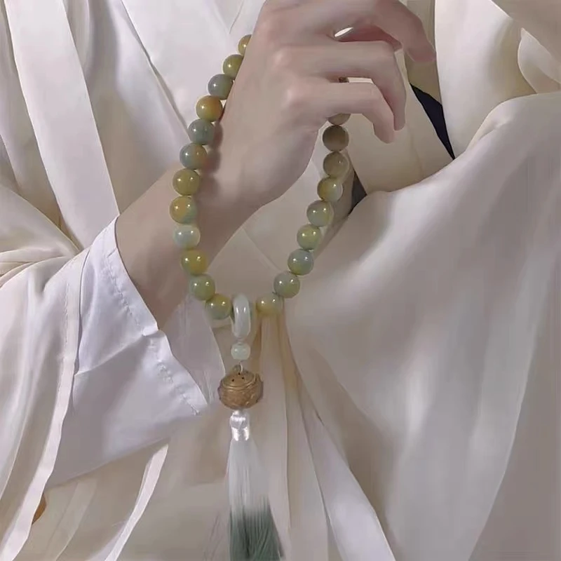 青云直上天然彩色多宝菩提根风化老菩提子手串香丸香囊