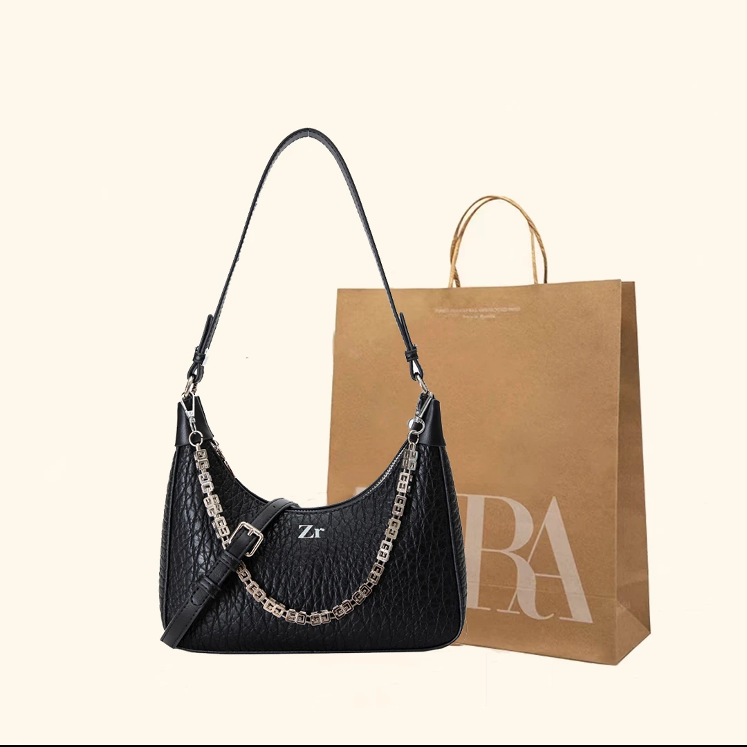 【粉丝专属】轻奢高级质感大象纹腋下包女士2024新款时尚百搭斜挎包