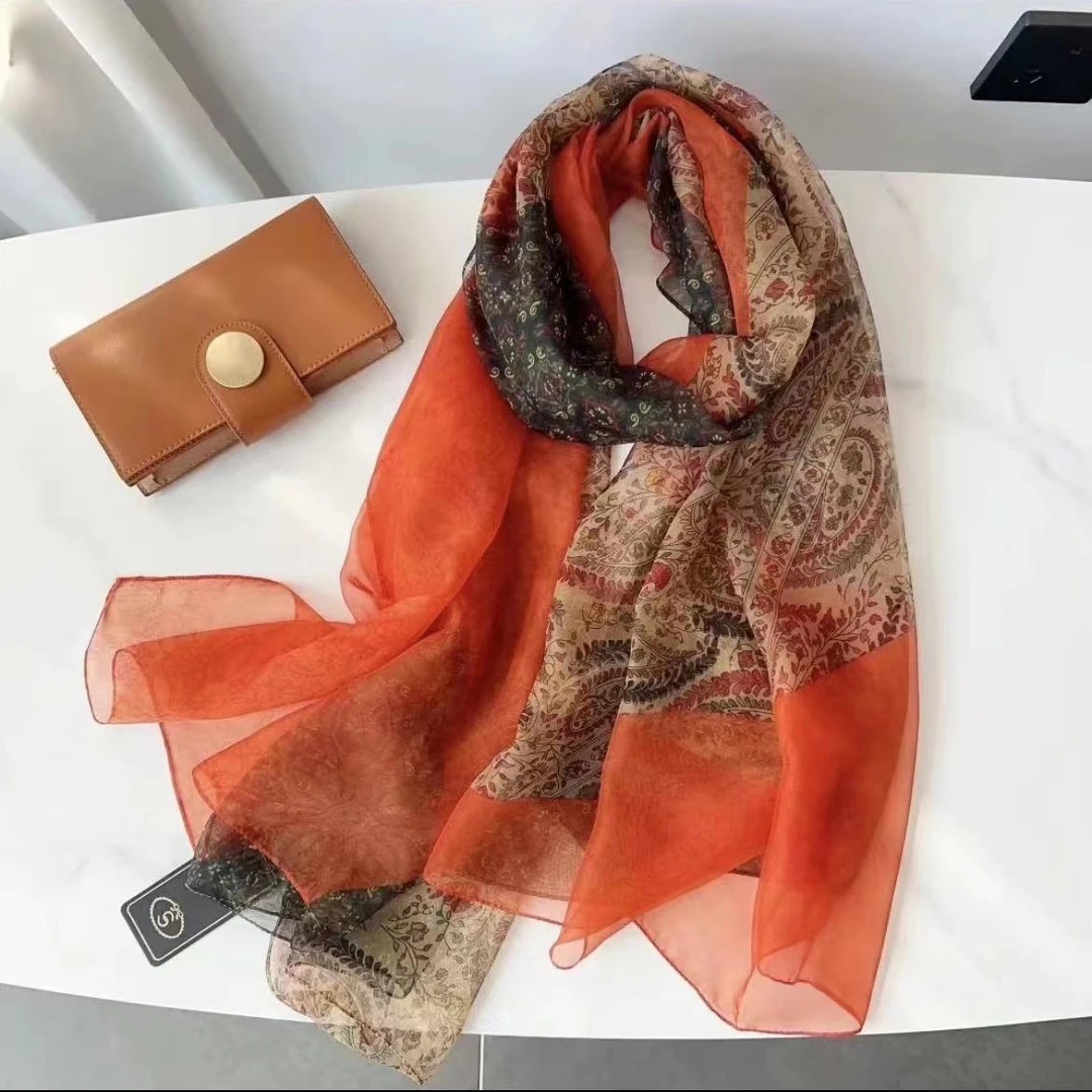 [异域佩力思]180*130优柔纱丝巾洋气女士气质时尚