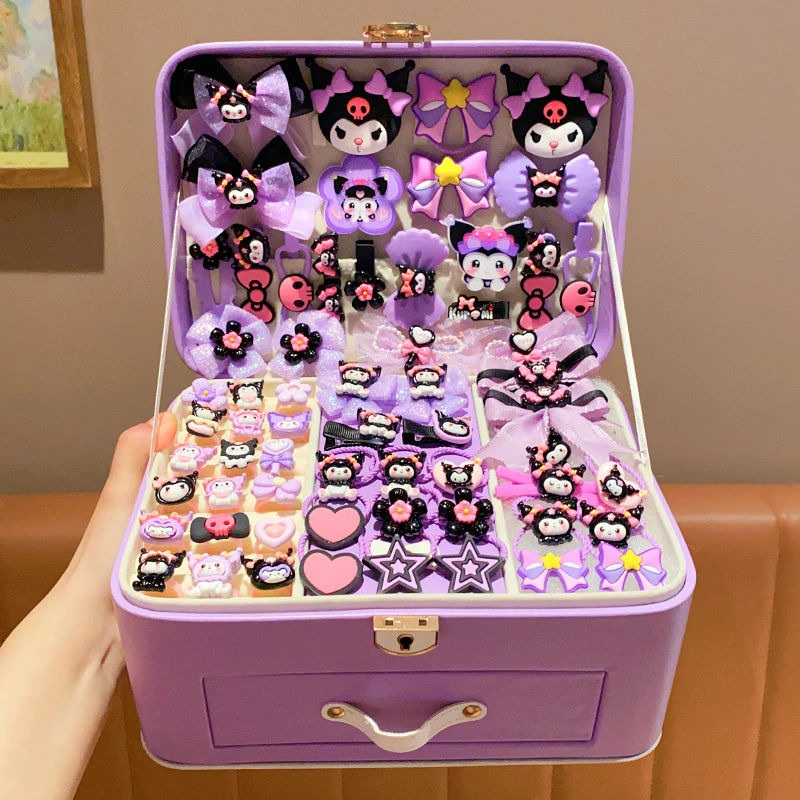 库洛米女孩生日礼物10岁女童儿童发饰礼盒套装6公主首饰盒8实用的