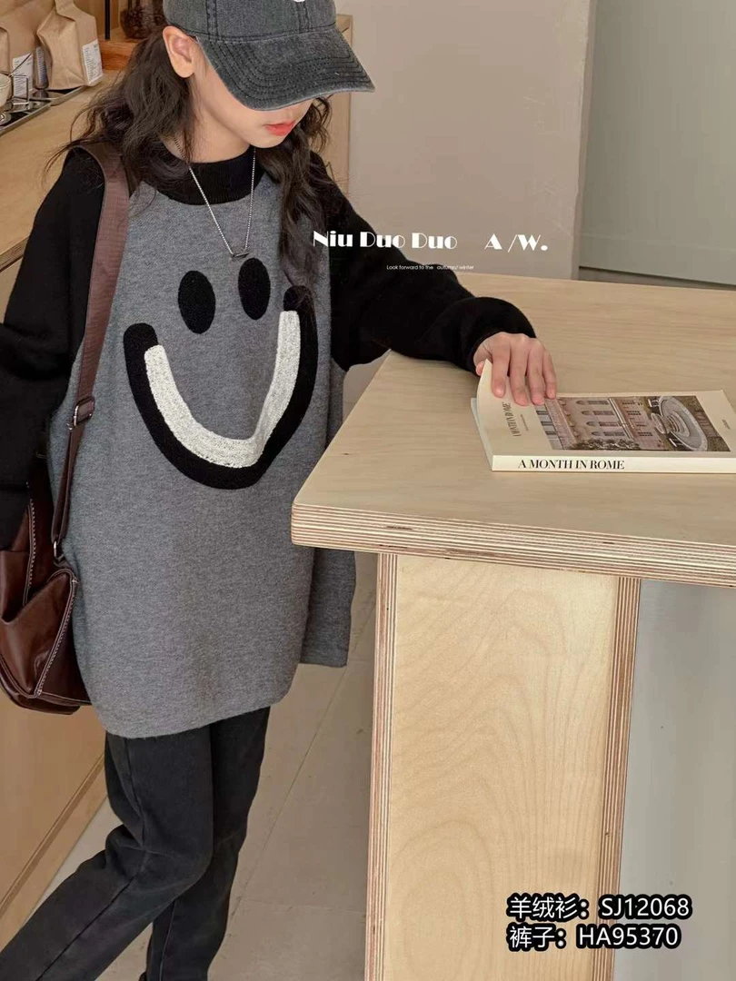 《昊妈家》 秋冬百搭蓬松潮流 毛衣 12068