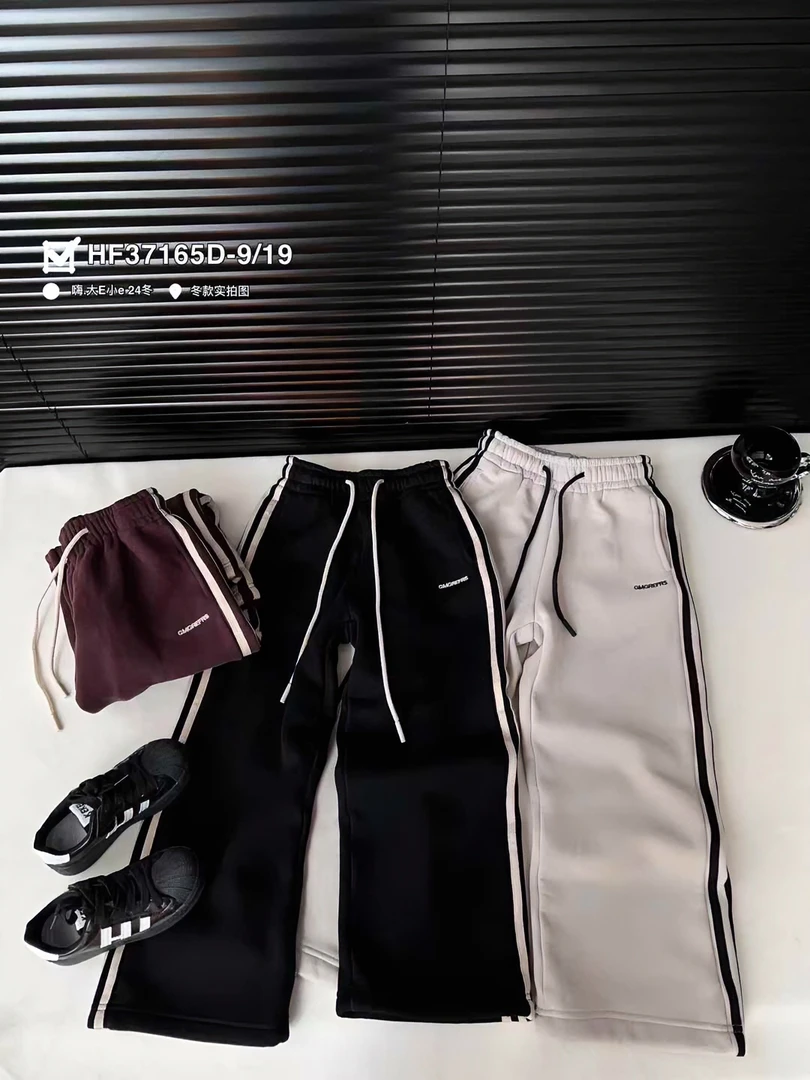 《昊妈家》洋气百搭韩版潮流 加绒裤子37165