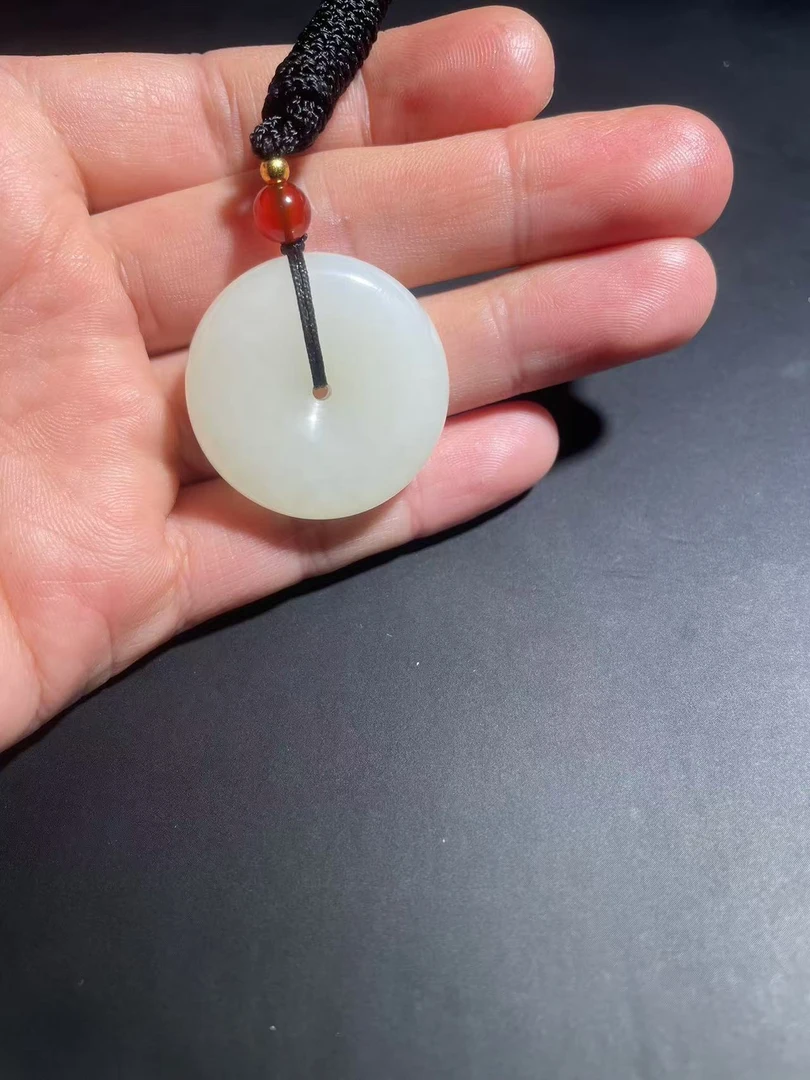 和田玉平安扣吊坠挂坠