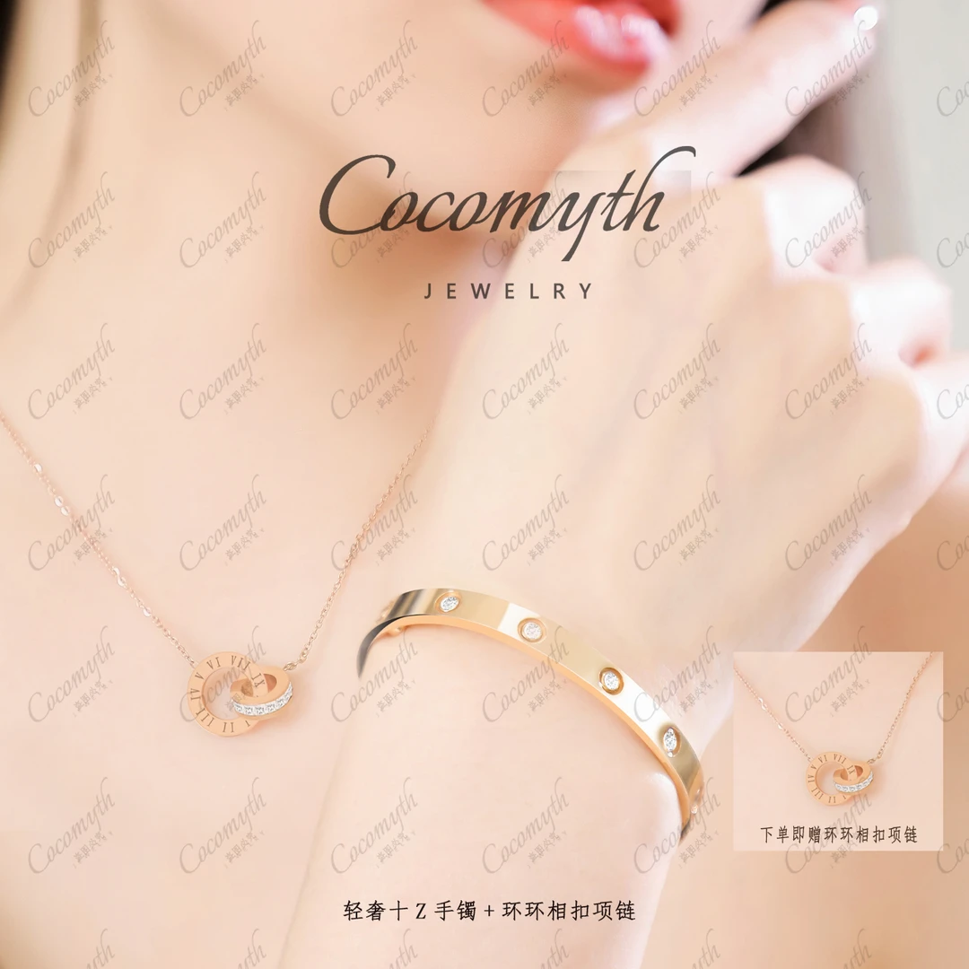 轻奢时尚简约气质百搭椭圆贵妃镯KZ