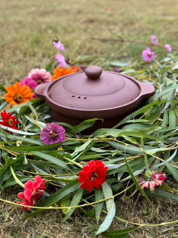 紫砂零添加砂锅3升