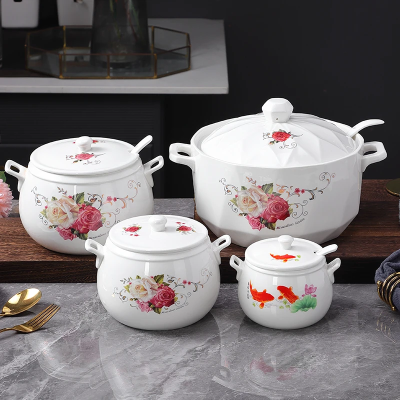 调料罐组合套装陶瓷猪油罐油辣子罐佐料盒盐罐糖罐创意双耳带盖