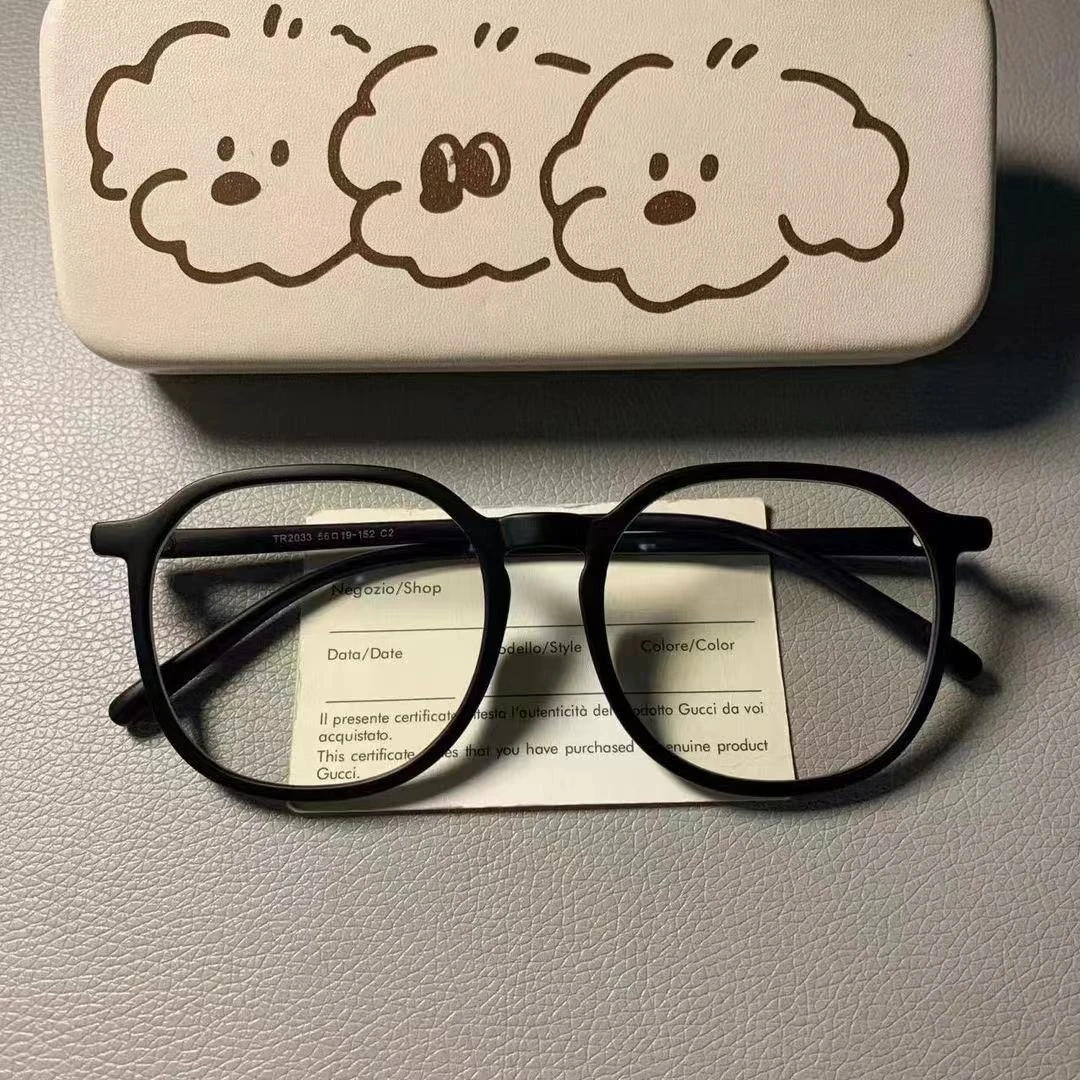 回头率超高！超好看的复古方框黑色系近视眼镜可配度数眼睛框架in