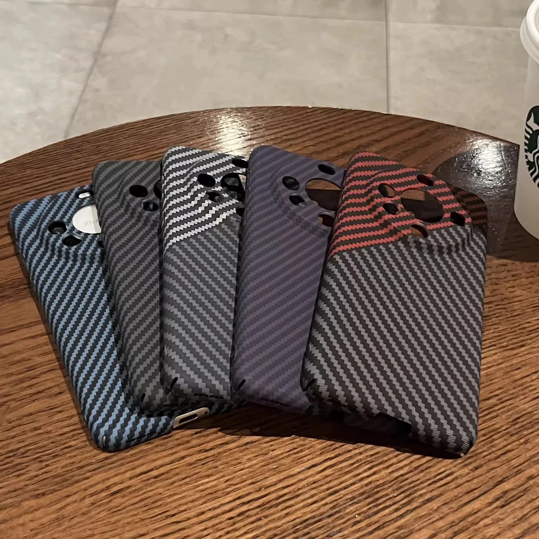 适用华为mate50手机壳凯夫拉碳纤维纹超薄全包mate60全包保护套