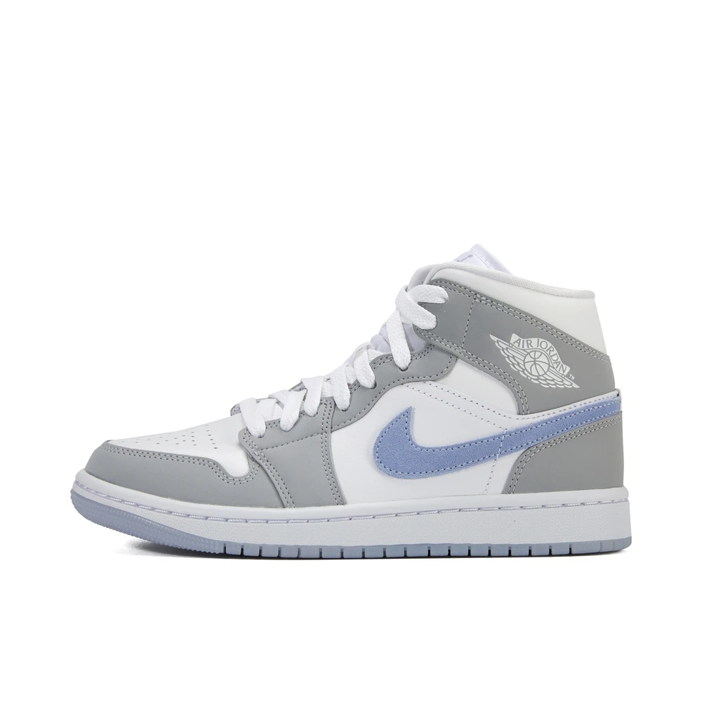 Nike Air Jordan 1 mid 小dior中帮复古篮球鞋女款冰蓝BQ6472-105